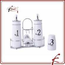 ceramic salt pepper shaker oil and vinegar bottle set wholesale